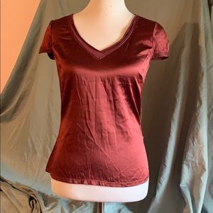 Eli’s tahari silk blouse